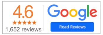 Google rating of 4.6 stars with 1,652 reviews, highlighting customer satisfaction for Ohio State Waterproofing services.