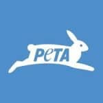 PETA logo featuring a white rabbit with "PETA" text, representing the organization's commitment to animal rights and ethical treatment, relevant to Ohio State Waterproofing's community involvement.